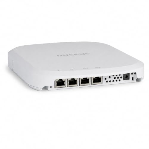 Image of Ruckus H670 Wi-Fi 7 Wall-Plate Access Point - Tri-Band 9.3 Gbps, 2x2:2 BeamFlex+ Antennas, 768 Devices, 1x 5GbE PoE Uplink + 4x 2.5GbE Ports - Ruckus One, SmartZone, Unleashed (901-H670-US00)