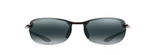 Maui Jim Makaha Sunglasses,Gloss Black Frame/Neutral Grey Lens,one size