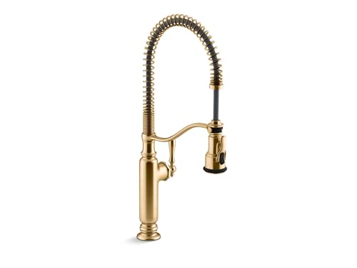 KOHLER K-77515-2MB Tournant™ Semi-Professional Pull-Down Kitchen Sink Faucet, Commercial Kitchen