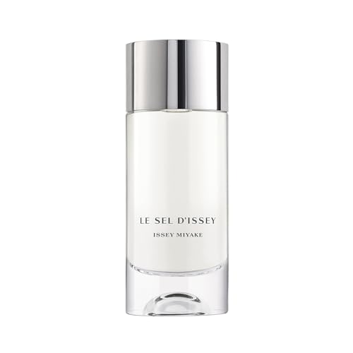 Issey Miyake Le Sel d'Issey Eau de Toilette - Fresh Woody Marine Fragrance for Men - With Salt Accord, Marine Seaweed, Ginger & Cedarwood - 3.3 oz - Refillable