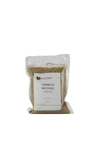 BONGIOVANNI FARINE E BONTA' NATURALI Farina Di Nocciole Tostate G Bio, 250 Grammo