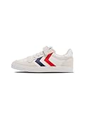 Velcro hummel Slimmer Stadil Leather Low Jr Basket, Blanc, 33 EU