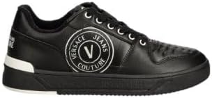 VERSACE JEANS COUTURE Mens Black Modern Low Top Sneaker-EU41