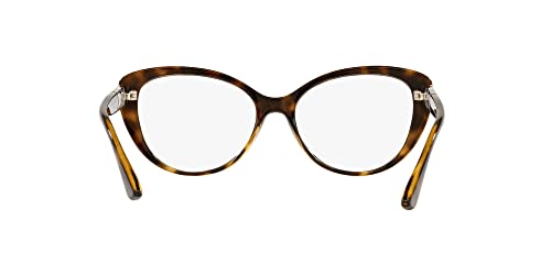 A|X Armani Exchange Women's Ax3093 Cat Eye Prescription Eyewear Frames, Shiny Havana/Demo Lens, 54 Mm #TOP6