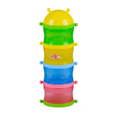 Mini Baby 4 Layer Cartoon Multi-Function Milk Powder Box - Multi,Baby Food Storage Container-image-39
