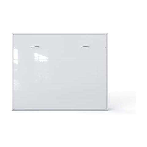 Invento Schrankbett Wandklappbett Horizontal Wandbett Bettschrank Funktionsbett Gästebett Klappbar Schrank Cover