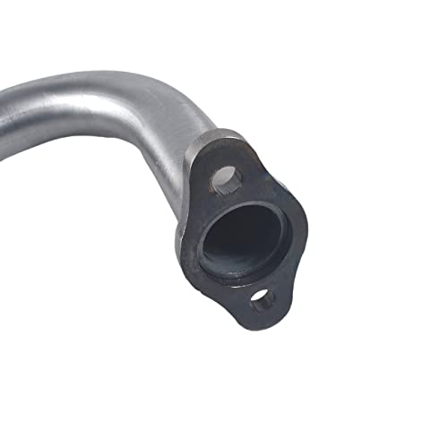 jtfrkope New upgradation Exhaust Muffler Pipe and gasket nut kit for 2 stroke 49cc 60cc 66cc 80cc Engines Gas Motorized Bicycle Motor Bikes Silver - Thumbnail 6