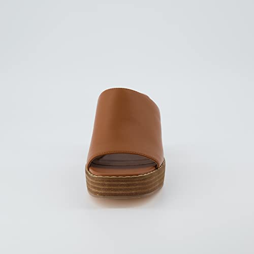 CUSHIONAIRE Women's Keeper soft one band Heel Sandal +Memory Foam, Wide Widths Available3