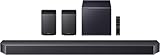 Samsung Soundbar HW-Q990F/ZF Serie Q, 23 Speaker, Wireless, Dolby 5.1ch, Audio a 11.1.4 Canali, DTS:X, Surround Sound Expansion, Active Voice Amplifier Pro, Q-Simphony,Titan Black, 2025