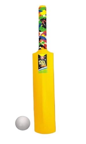 Avikta Kids Plastic Cricket Bat with Ball, Cricket bat Size 1 (Yellow) (B0DDXLJSH3) Amazon Price History, Amazon Price Tracker