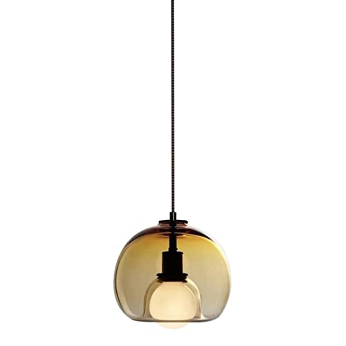 Suspension globe vintage or et verre de qualité supérieure pour salle à manger