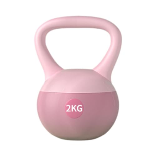 Ronyme Pesa Rusa Suave, Pesa Rusa para Fitness, Pesa Rusa para Entrenamiento de Fuerza con Agarre Antideslizante para Pilates, Equipo Deportivo para Deportes, Rosa