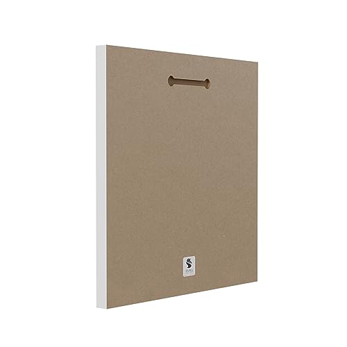 Stupell Industries Kids' Pink Flamingo Pair Pineapple Stripe Pattern Wall Plaque, 12 x 123