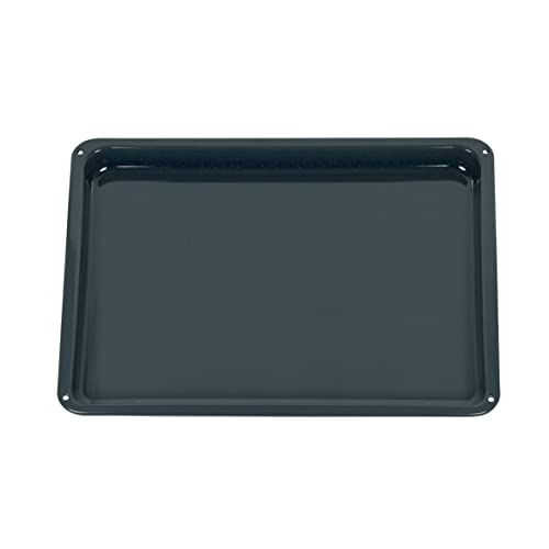 Bandeja para hornear pasteles 466 x 385 x 25 mm horno esmaltado Electrolux AEG 140020490029 14002049002 CTGR-AP también Electra Husqvarna IKEA Juno Küppersbusch Lamona Philco Progress Rex