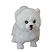 SXCYUDS Poméranien Peluche Peluche poupée poupée de poupée Chien Peluche Peluche Jouet Jouet Super réaliste for Animaux de Compagnie Kawaii Cadeaux d'anniversaire for Enfants (Height : 28cm)