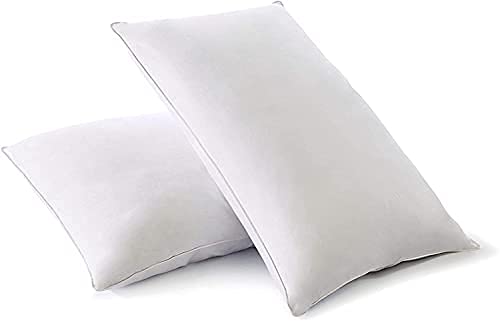 Bluffy Bed Pillows Goose Down Feather Pillows for Sleeping Soft Pillows Set of 2 King Size Bluffy Bed Pillows Goose Down Feather Pillows for Sleeping Soft Pillows Set of 2 King Size