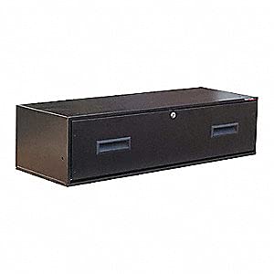 CRAFTLINE Large Metal Storage Drawer Cabinet Black