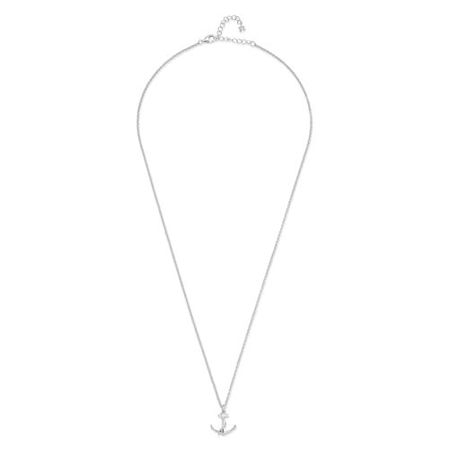 Small Anchor Necklace, 22in, Sterling Silver2