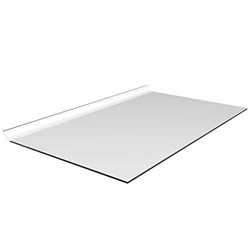 Hansen Werbetechnik Lichtschachtabdeckung Acryl/Kellerschachtabdeckung/Regenschutz für Lichtschacht flach aus Acrylglas zum Auflegen 900 x 550 mm, Transparent