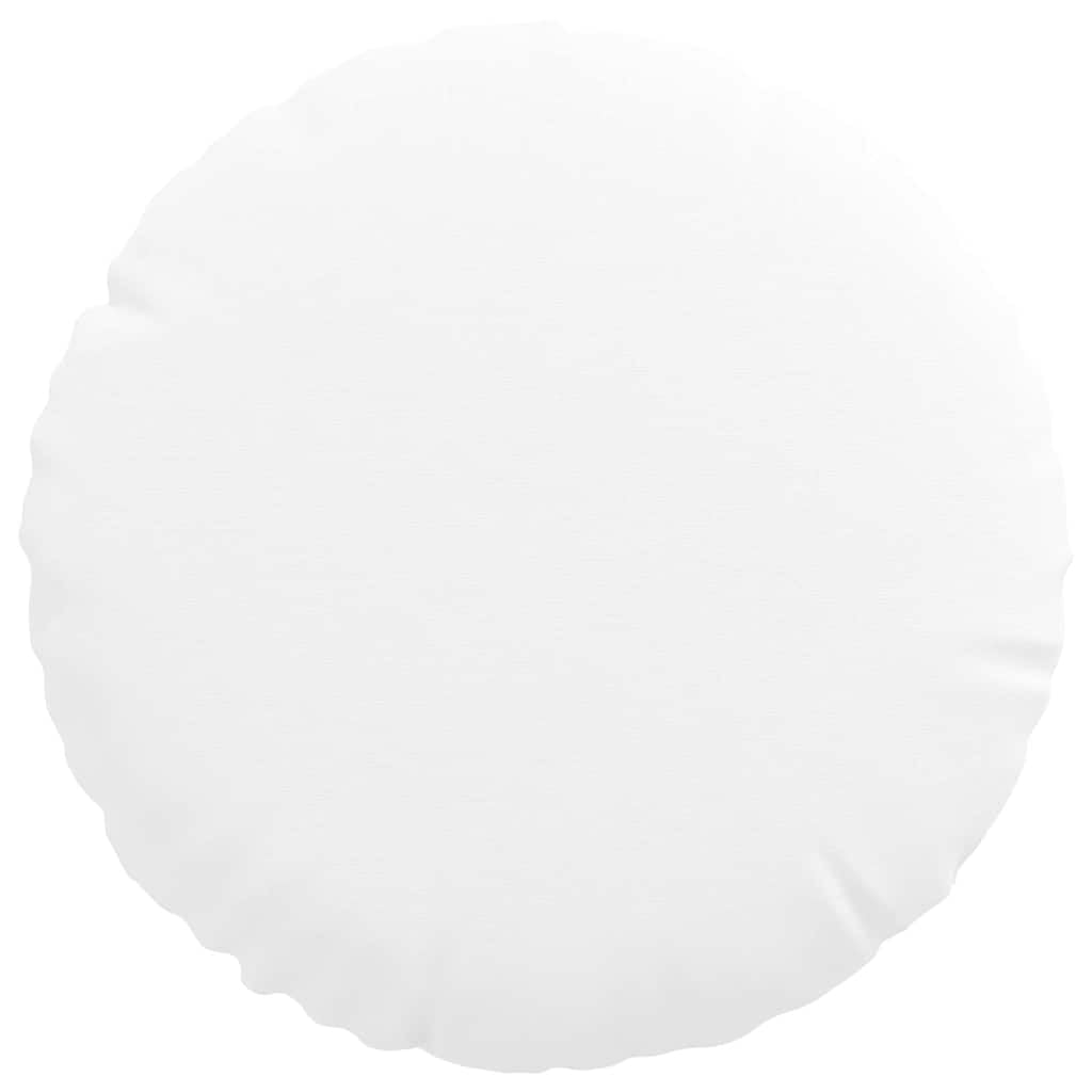 Juego de 2 cojines de asiento blancos, diámetro de 30 x 13 cm, tela con funda extraíble, lavable, ergonómica, antideslizante, ideal para comedor, oficina, balcón, silla de ruedas, cojines para