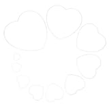 Matériaux durables pour vos créations : le cadre floral en plastique et les anneaux en fil de fer sont conçus pour une utilisation répétée, vous permettant ainsi de créer des bagues en forme de cœur attrape-rêves et des accessoires de fête pour toutes les saisons sans avoir à les remplacer