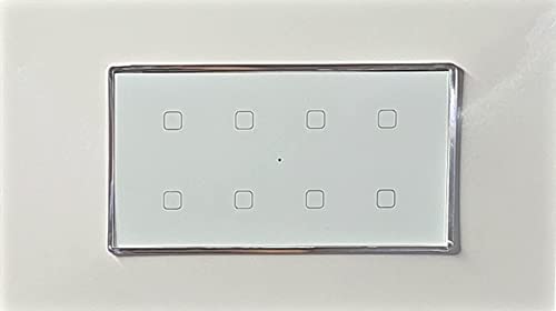 Smarteefi Touch 8 Port Modular WiFi Smart Switch Board (7 Li...