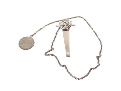 Nœud : marque-page en argent 925 avec symbole d'amour, amitié, lien indissociable, marque-page livre