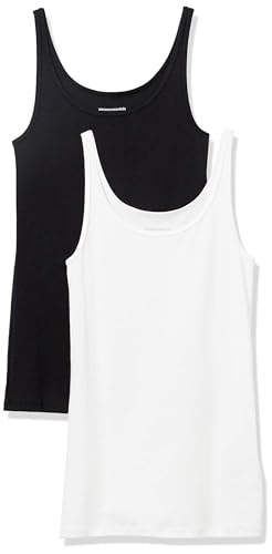 Amazon Essentials Damen Slim Fit Dünne Träger Tank Top 2er Pack...