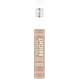 Catrice Instant Bright Serum Concealer, Nr. 010C, Nude, feuchtigkeitsspendend, langanhaltend, strahlend, für trockene Haut, vegan, ölfrei, ohne Konservierungsstoffe, ohne Parabene, 3er Pack (3x5ml)