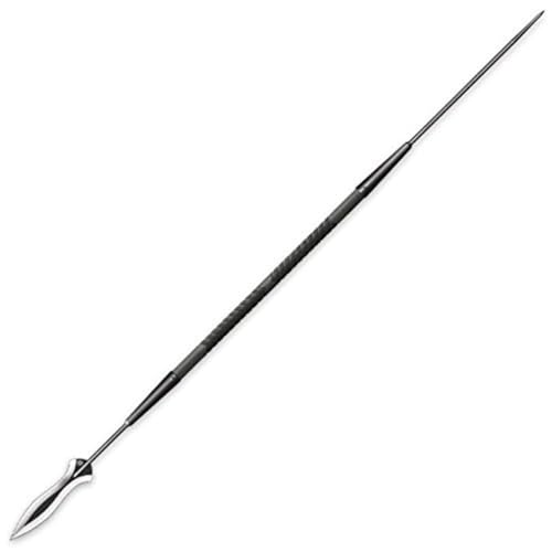 UNITED CUTLERY Colombian Survival Hunting Spear | 9" SK5 High Carbon Steel Blade | Colombian Nylon Blade Sheath | Heat-Treated Black Oxide Finish | Nylon and Fiberfill Reinforced Shaft | 5' Overall