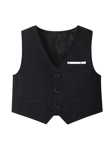 Image of Boarnseorl Baby Boys Shorts Sets, Infant Shirt+Shorts+Bow Tie+Vest,Toddler Gentleman Outfits Suits