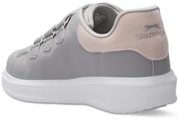 Slazenger LOVE I Kız Çocuk Cırt Cırtlı Gri/Pembe Günlük Spor Ayakkabısı - Görsel 3
