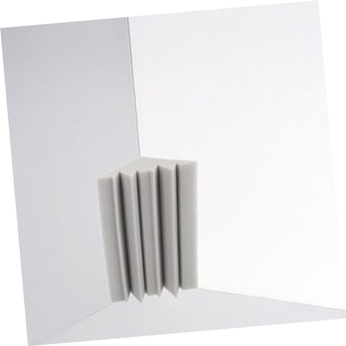 Paneles acústicos absorbentes para aislamiento de sonido 6pcs para paredes, trampa de graves de baja frecuencia, alta reducción de ruido, fácil instalación, adecuados para KTV, teatro y estudios de grabación miniatura 6