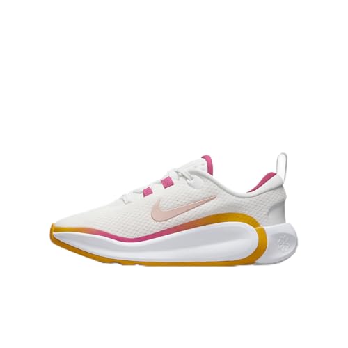 Nike Infinity Flow Big Kids' Running Shoes (FD6058-102, Summit White/Pinksicle/University Gold/Arctic Orange) Size 5