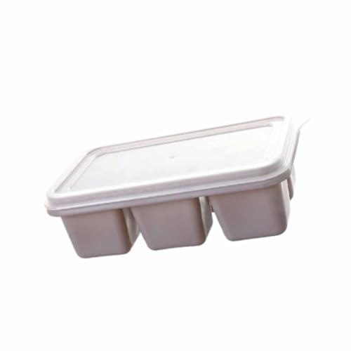 Bandeja de hielo de silicona con tapa reusable miniatura 7