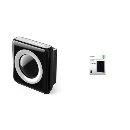 Coway Airmega AP-1512HH True HEPA Air Purifier with Air Quality Monitoring, Auto Mode, Timer, Filter Indicator and Coway AP-1012GH Carbon Filter