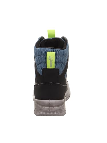 Boy's Modern Snow Boot, Blau Schwarz 8010, 10 UK Child Wide3