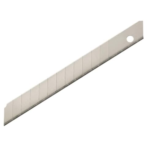 AccuTec Pro 9mm 13-Point Snap-Off Knife - Ideal for DIY Projects and Crafts - High Carbon Steel Blades, Silver Blade Color, Retractable, Lockable, 2 Facet Edge Type - 25-Pack - APTL-4004 Cover
