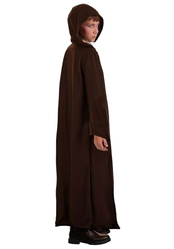 Disfraz Jedi Star Wars para niños con capa marrón y capucha miniatura 5