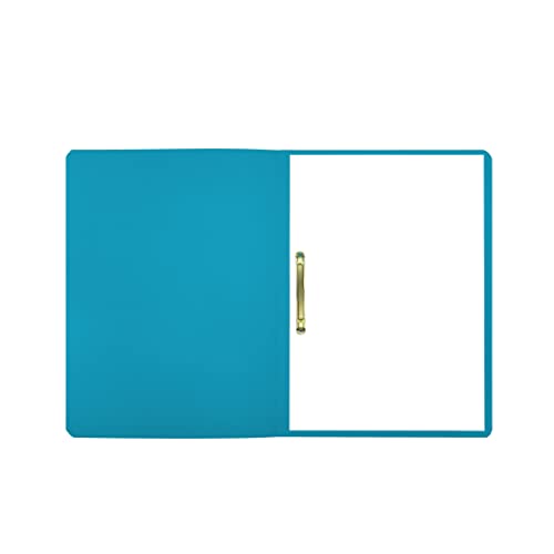 Raylu Paper® - Pack of 25 Cardboard File Folders with Faster Holes and Vivid Colours, 200g Thick Kraft Cardboard Folders (Blue, Folio) - Image 2