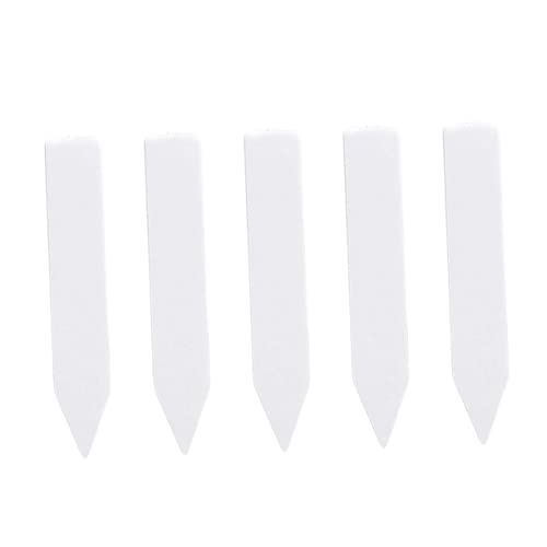 Étiquettes plastique imperméables de pépinière pour tuteurs de plantes blancs 500 unités