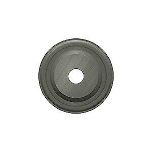Replacement for Deltana BPRC100U15A 1‘ Diameter Round Backplate For Cabinet Knobs Antique Nickel