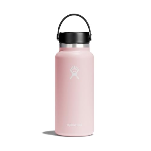 Hydro Flask - Water Bottle 946 ml (32 oz) - Vacuum Insulated Stainless Steel Water Bottle with Leak Proof Flex Cap and Powder Coat - Wide Mouth - Trillium