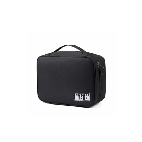 Bolsa Organizadora Cabos Acessórios Eletrônicos Case Cabos Para Viagem Portatil Premium Impermeavel