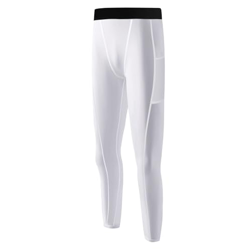 Legging de compression garçon pantalon sport enfant course à pied basket