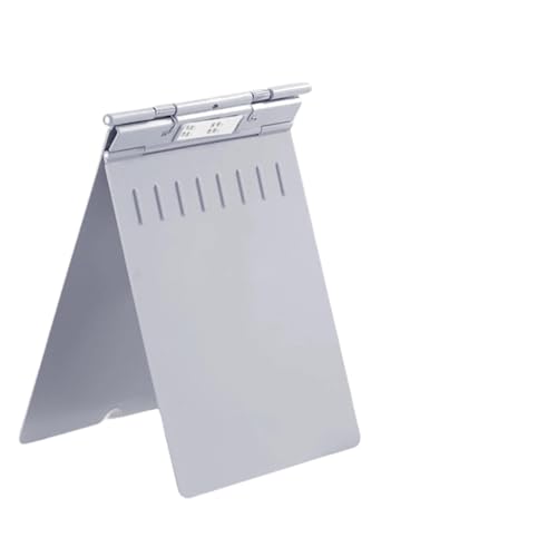 A4クリアファイル ドキュメントファイル 書類整理 ABS樹脂製 24.7x32.8cm 耐衝撃 スプリング蓋 内歯デザイン 軽量 5色展開 病院 オフィス 学校 業務用 (ダークグレー/470 g/10個入)