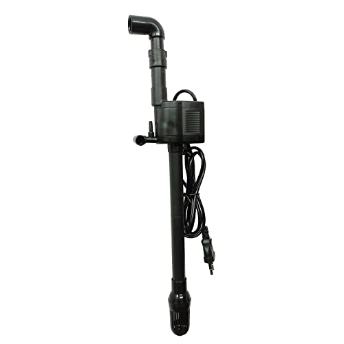 Jainsons Pet Products Aquarium Fish Tank Pump, Oxygen injection, flow making and pumping water. Three functions in one design (Suitable for Top Filters Only) (RS-380P / 7W /600 L/H)