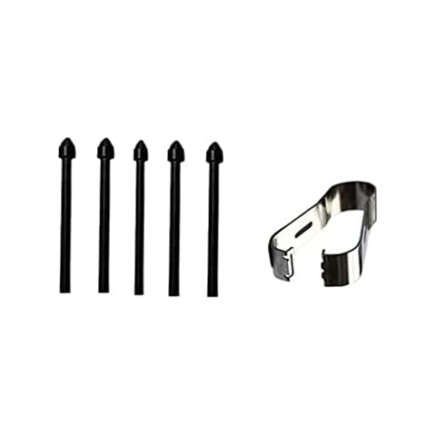 5X S Pen Spitzen für Samsung Galaxy Tab S8 (4G 5G)/ S8+ Plus / S8 Ultra/Galaxy Tab S7 FE/Tab S7 / Tab S7+ Plus Eingabestift Stylus S Stiftspitzen mit Werkzeug Ersatzspitzen Schwarz Cover