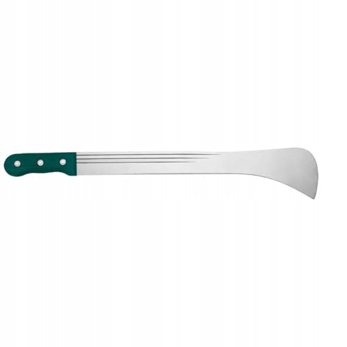 VERTO Gartenhaumesser, Holzgriff, gehärtetem Stahl Klinge, Gesamtlänge von 455/480 mm, Holz Handgriff, Garten Machete, für die Rodung,nStrauchschnitt, Beschneiden, Entasten von Ästen (19')