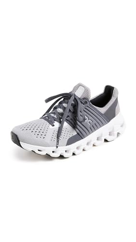 On Women's Cloudswift Sneakers, Alloy/Eclipse, Grey, 5.5 Medium US